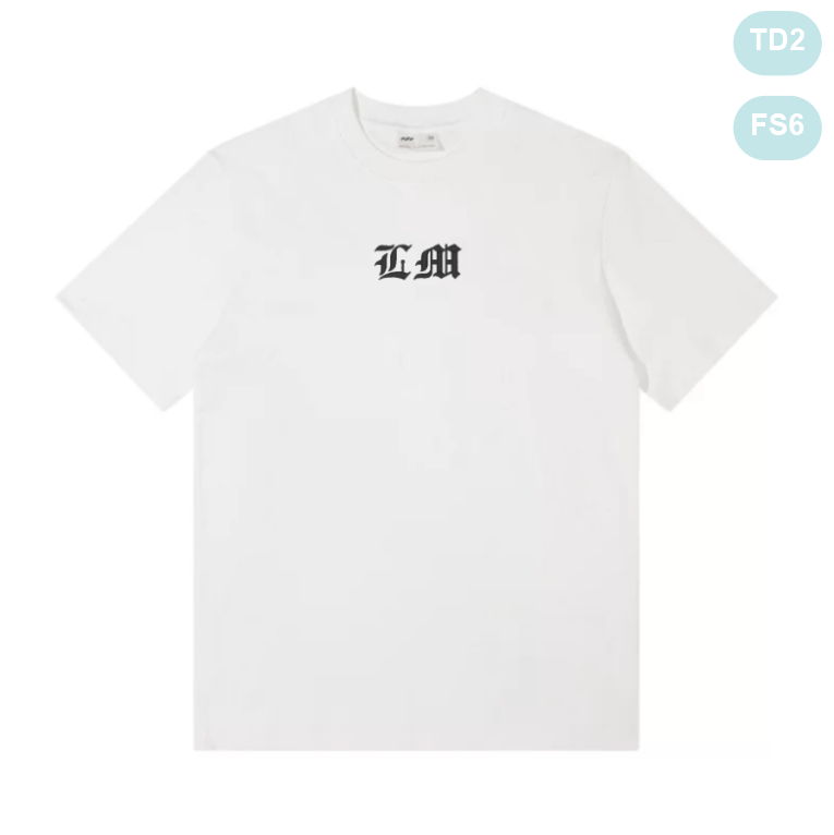 Customize Text Tee - White